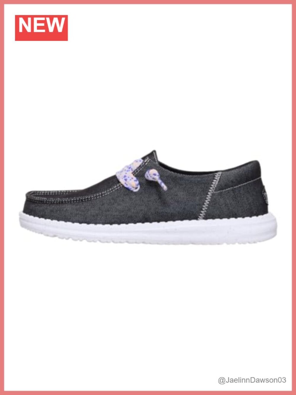 HEYDUDE Women's Wendy Funk Friendship Lace Slip On Loafer